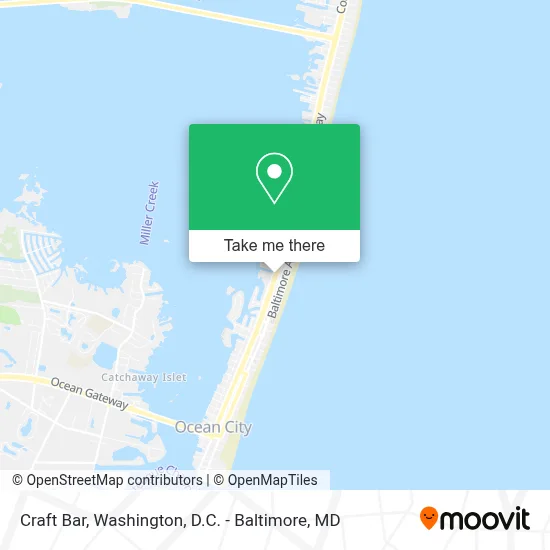 Craft Bar map