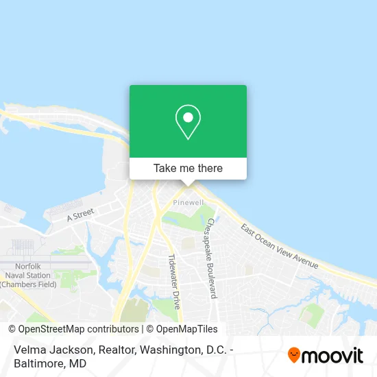 Velma Jackson, Realtor map