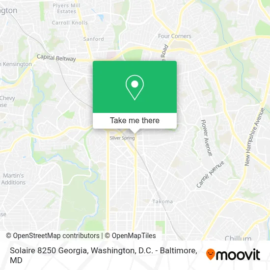 Solaire 8250 Georgia map