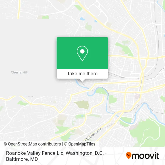 Roanoke Valley Fence Llc map