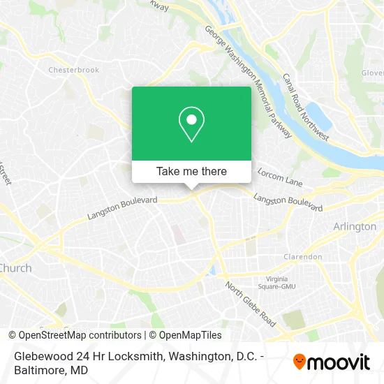 Glebewood 24 Hr Locksmith map
