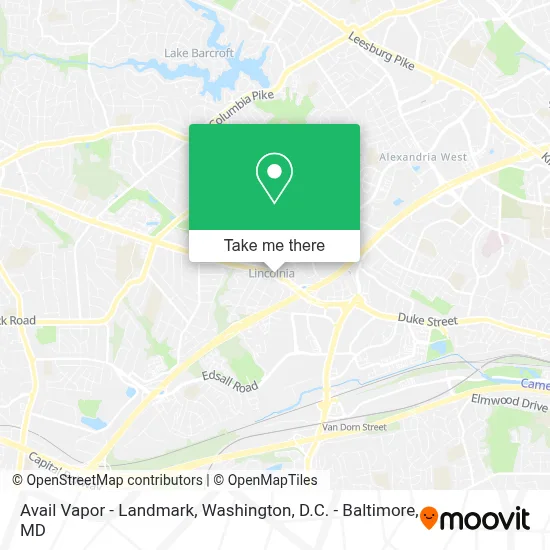 Avail Vapor - Landmark map