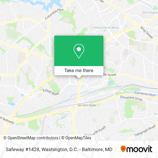 Safeway #1428 map