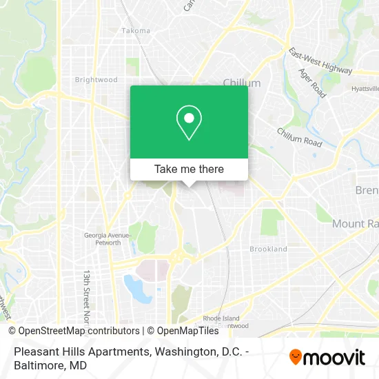 Pleasant Hills Apartments map