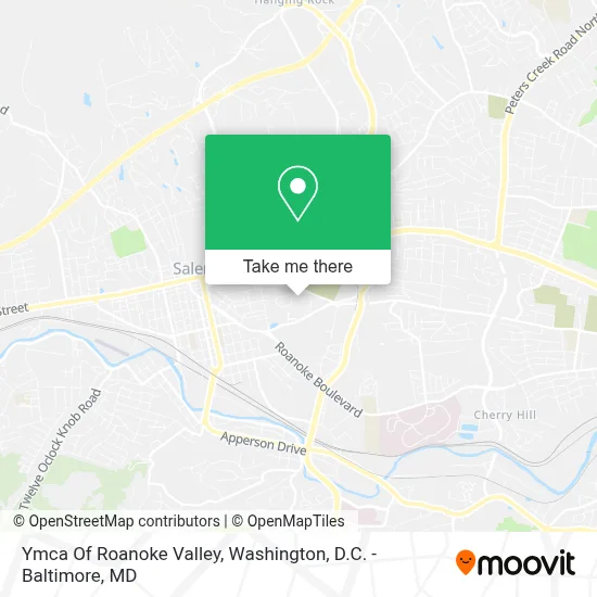 Ymca Of Roanoke Valley map