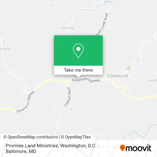 Promise Land Ministries map