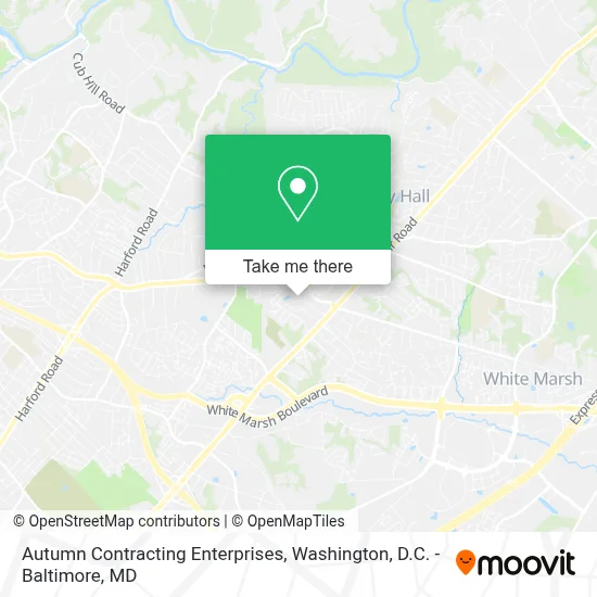 Autumn Contracting Enterprises map