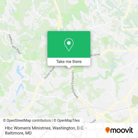Hbc Women's Ministries map