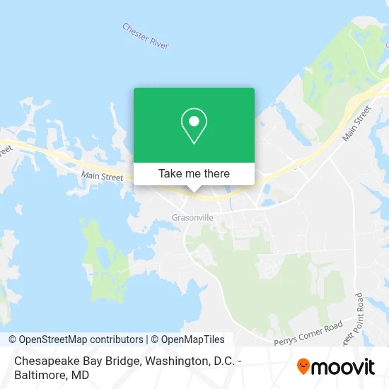 Chesapeake Bay Bridge map