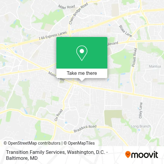 Transition Family Services map