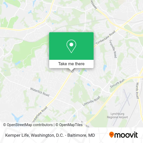 Kemper Life map