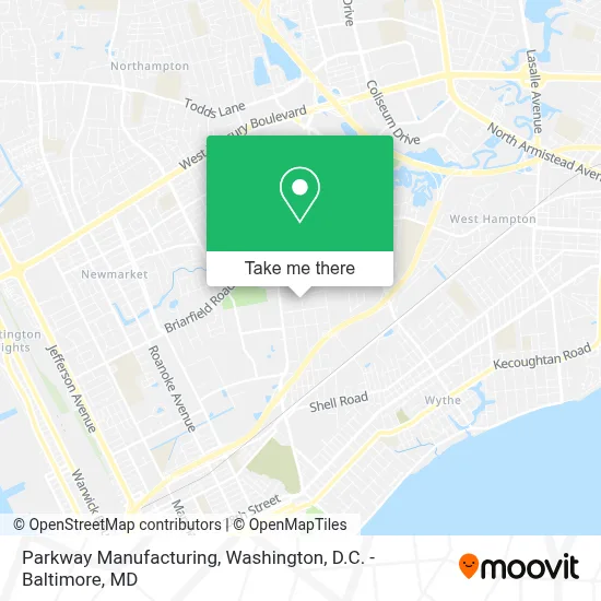 Parkway Manufacturing map