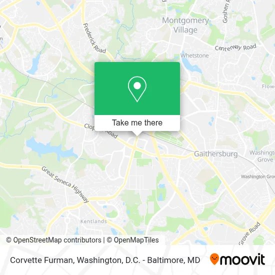 Corvette Furman map