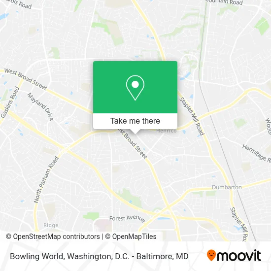 Bowling World map