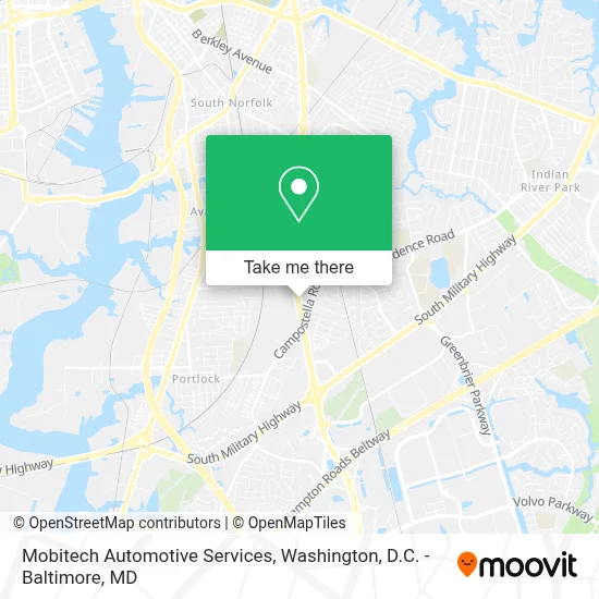Mobitech Automotive Services map