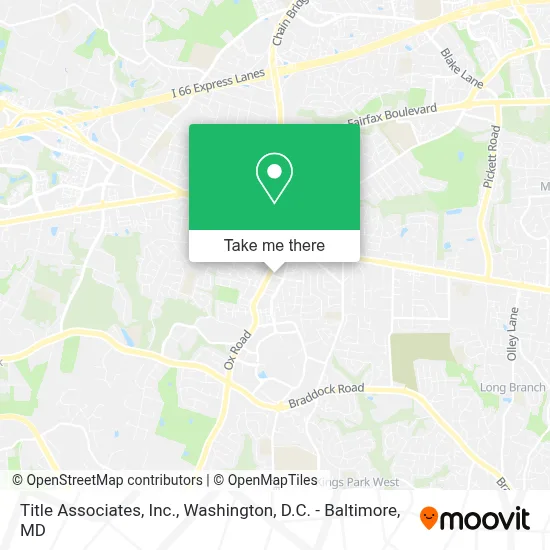 Title Associates, Inc. map