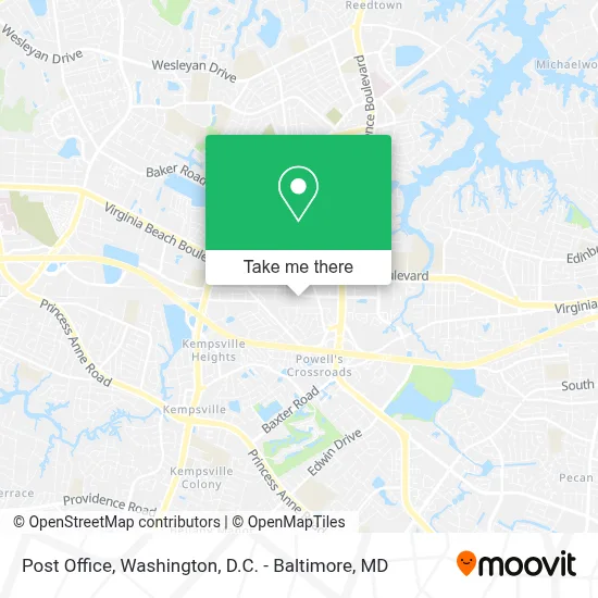 Post Office map