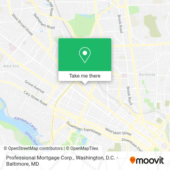 Professional Mortgage Corp. map