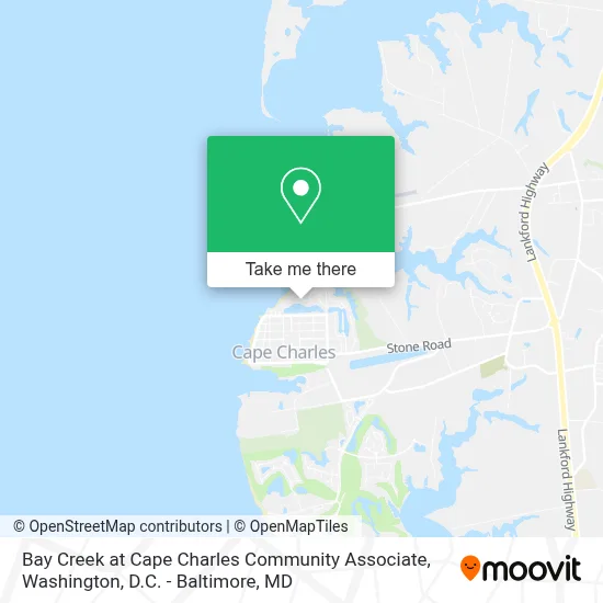 Bay Creek at Cape Charles Community Associate map