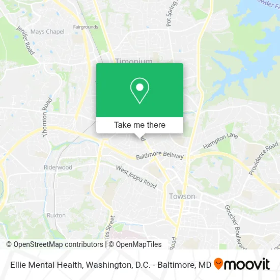 Ellie Mental Health map