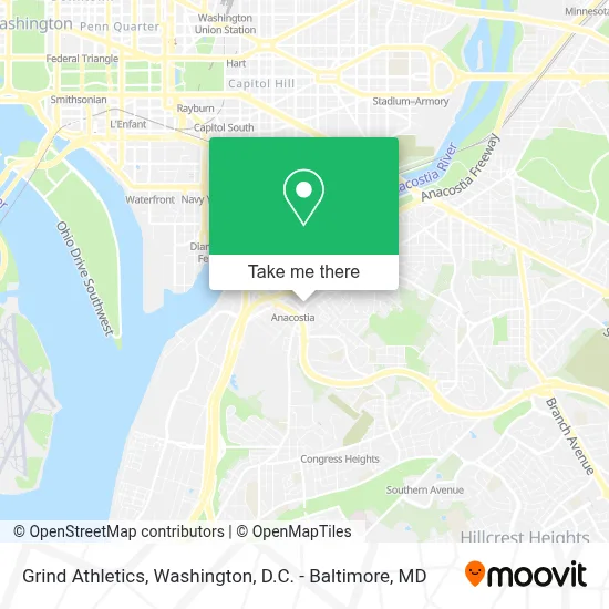 Grind Athletics map
