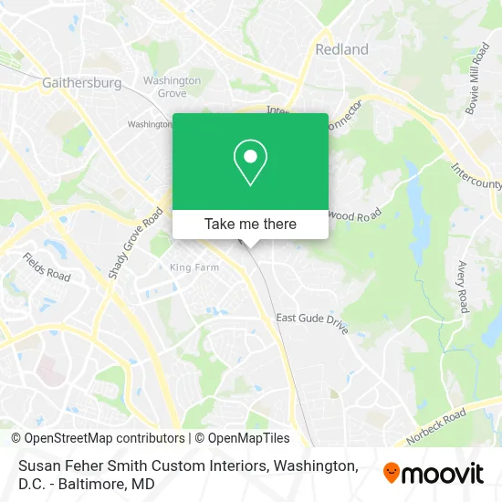 Susan Feher Smith Custom Interiors map