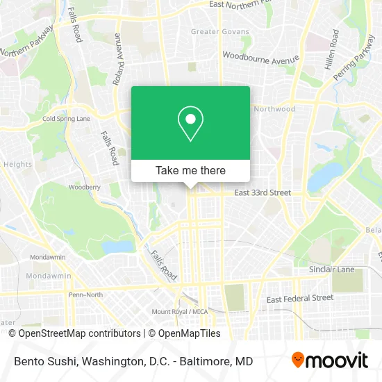 Bento Sushi map