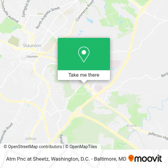 Atm Pnc at Sheetz map