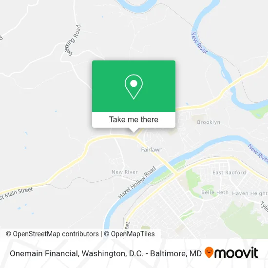 Onemain Financial map