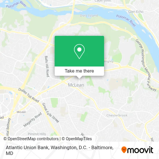 Atlantic Union Bank map