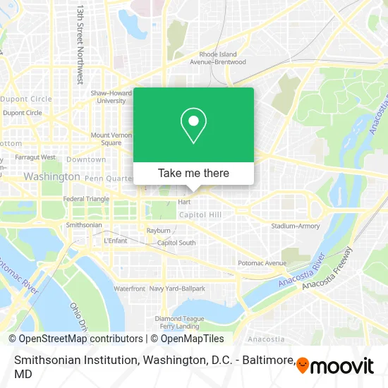 Smithsonian Institution map