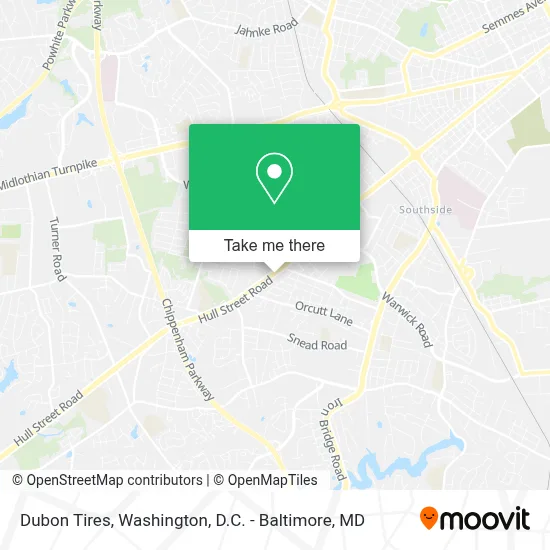 Dubon Tires map