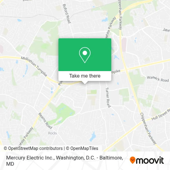 Mercury Electric Inc. map