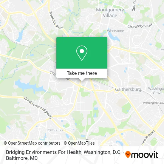 Bridging Environments For Health map