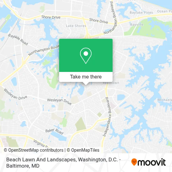 Beach Lawn And Landscapes map