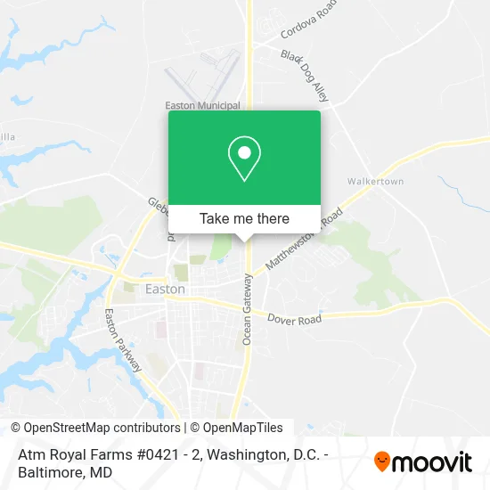 Atm Royal Farms #0421 - 2 map