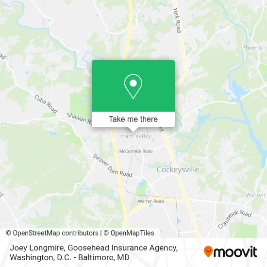 Joey Longmire, Goosehead Insurance Agency map
