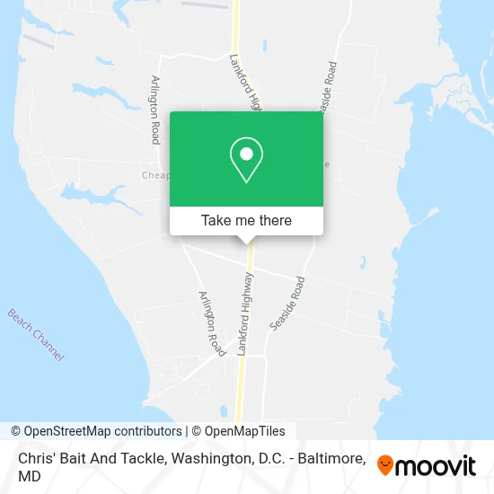 Chris' Bait And Tackle map