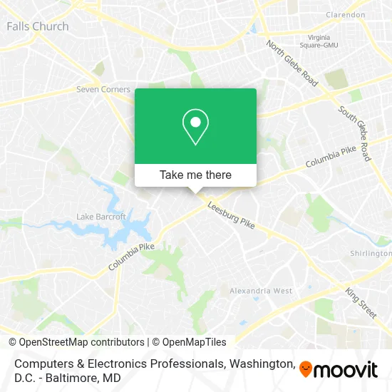 Computers & Electronics Professionals map