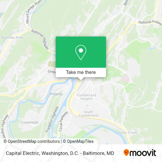 Capital Electric map