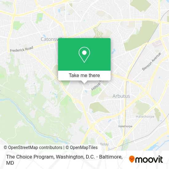 The Choice Program map