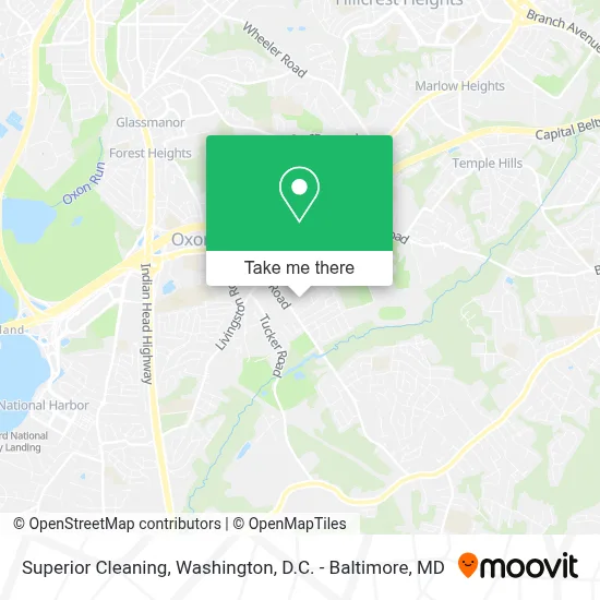 Superior Cleaning map