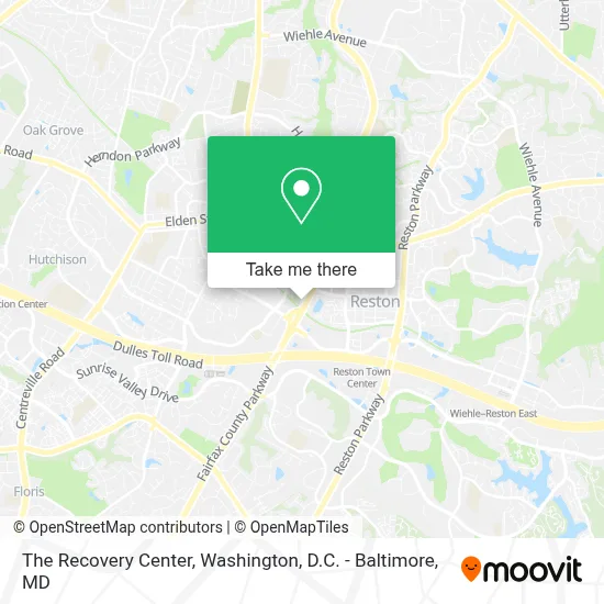 The Recovery Center map