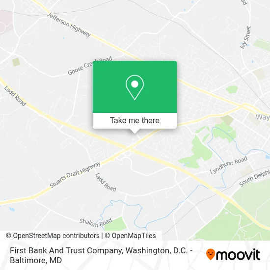 First Bank And Trust Company map