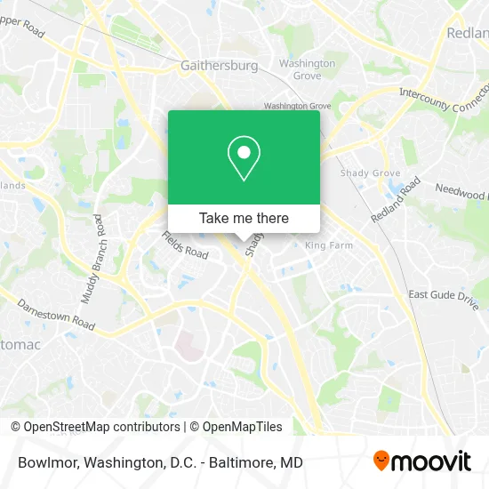 Bowlmor map