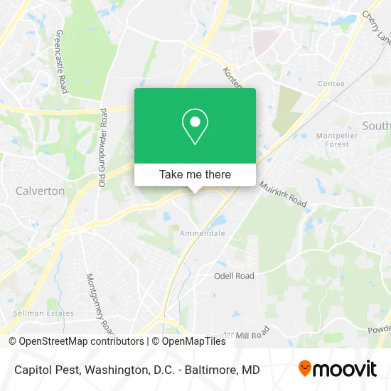 Capitol Pest map