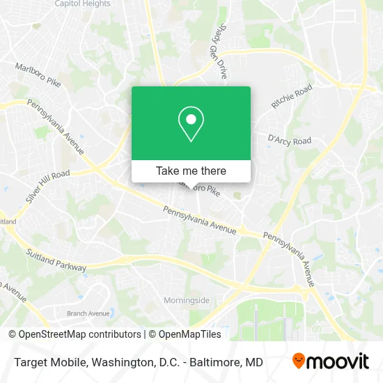 Target Mobile map