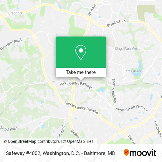 Safeway #4002 map