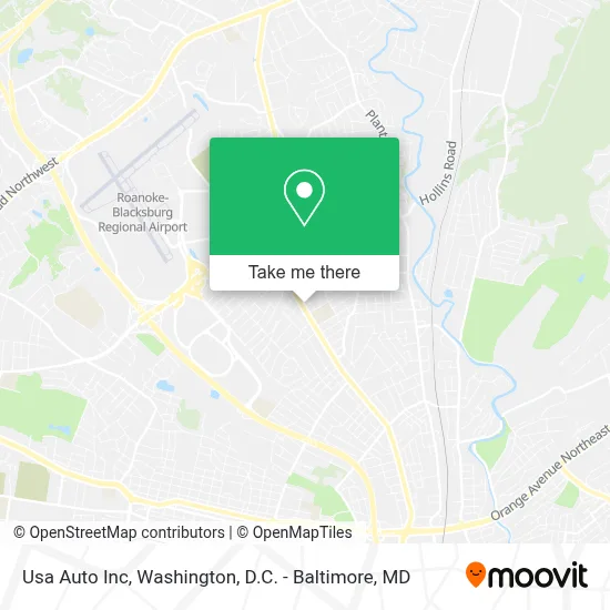 Usa Auto Inc map
