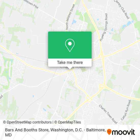 Bars And Booths Store map